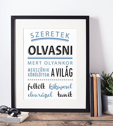 Szeretek olvasni poszter